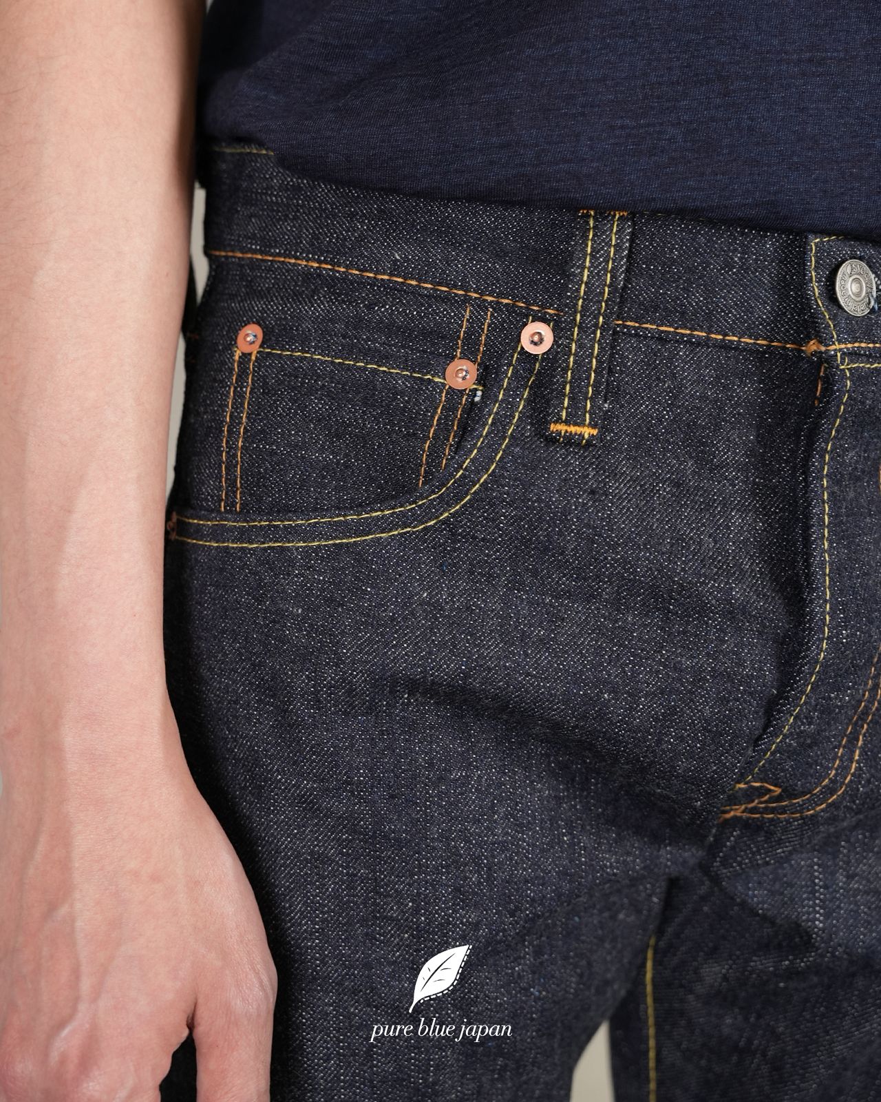 Pure Blue Japan XX-005 14oz Indigo Slim Straight