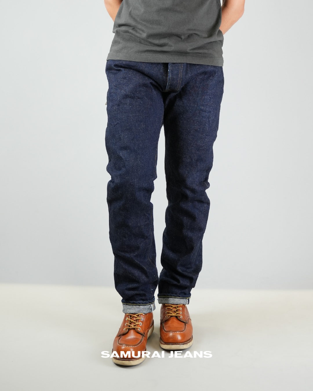 Samurai Jeans 520XX 21 oz Relaxed Tapered Yellow Paint