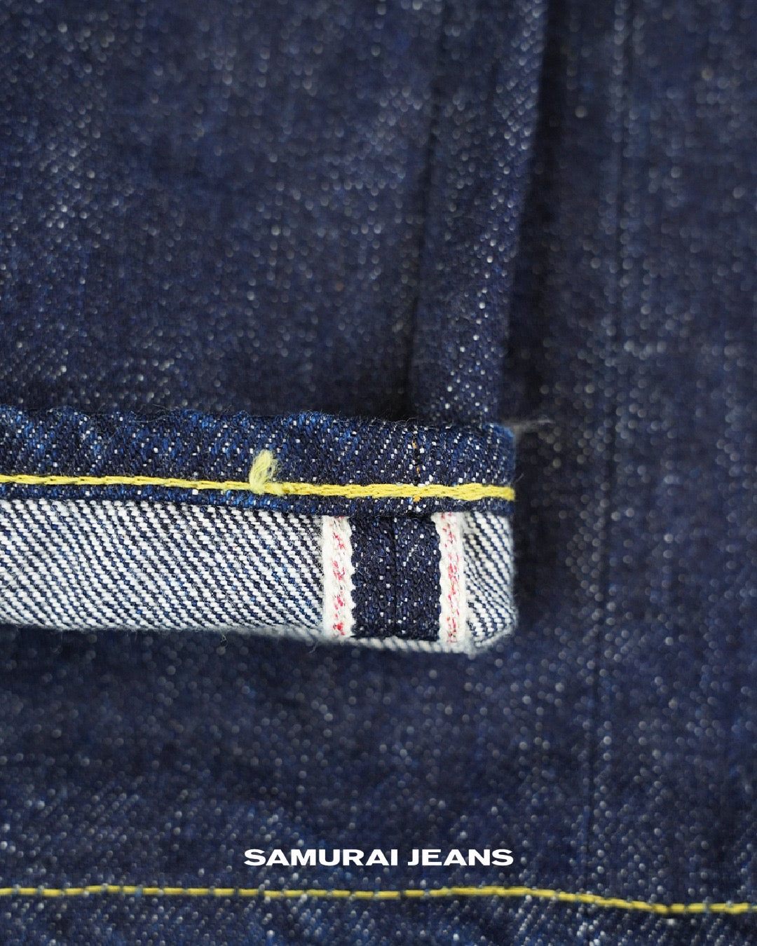 Samurai Jeans 520XX 21 oz Relaxed Tapered Yellow Paint