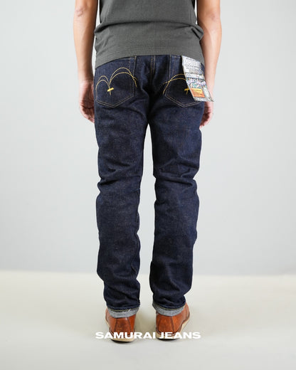 Samurai Jeans 520XX 21 oz Relaxed Tapered Yellow Paint