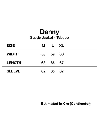 Danny Suede Jacket Y14 Tobacco