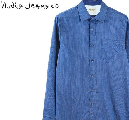 Henry Indigo Herringbone