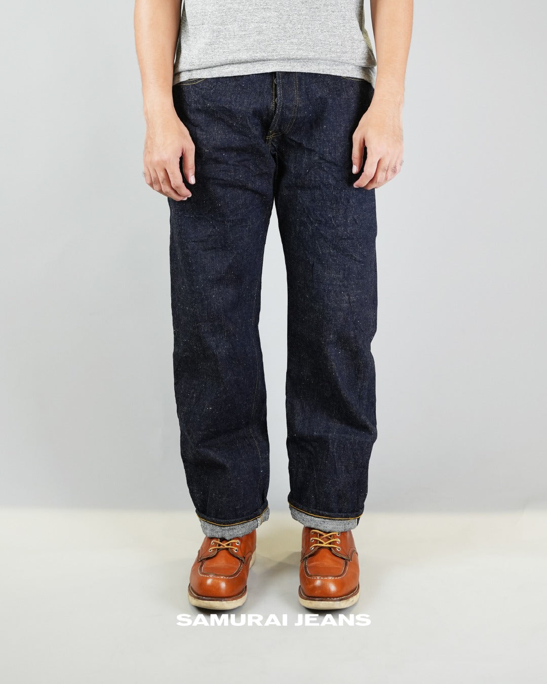 Samurai Jeans S3000VX II 17 oz Relax Straight Yellow Paint