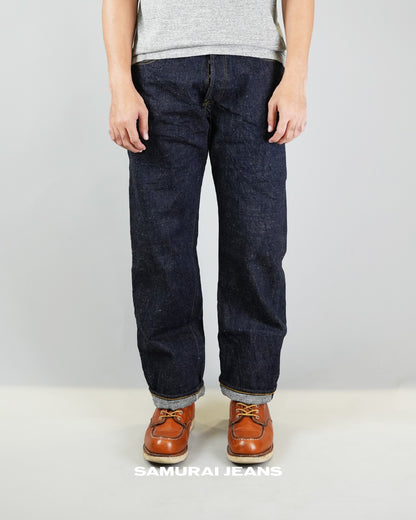 Samurai Jeans S3000VX II 17 oz Relax Straight Yellow Paint