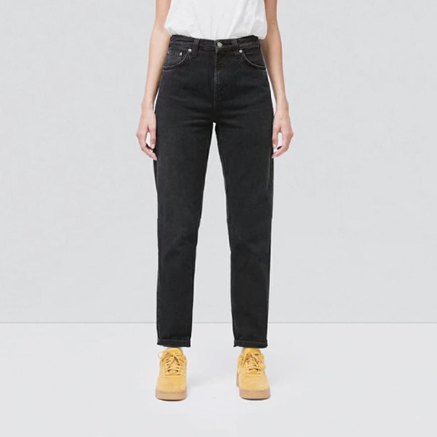Nudie Breezy Britt Black Worn