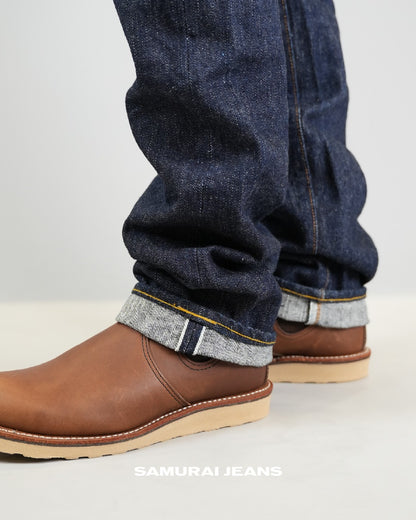 Samurai Jeans S710XX 19oz Ⅱ Slim Straight Fit Yellow Paint
