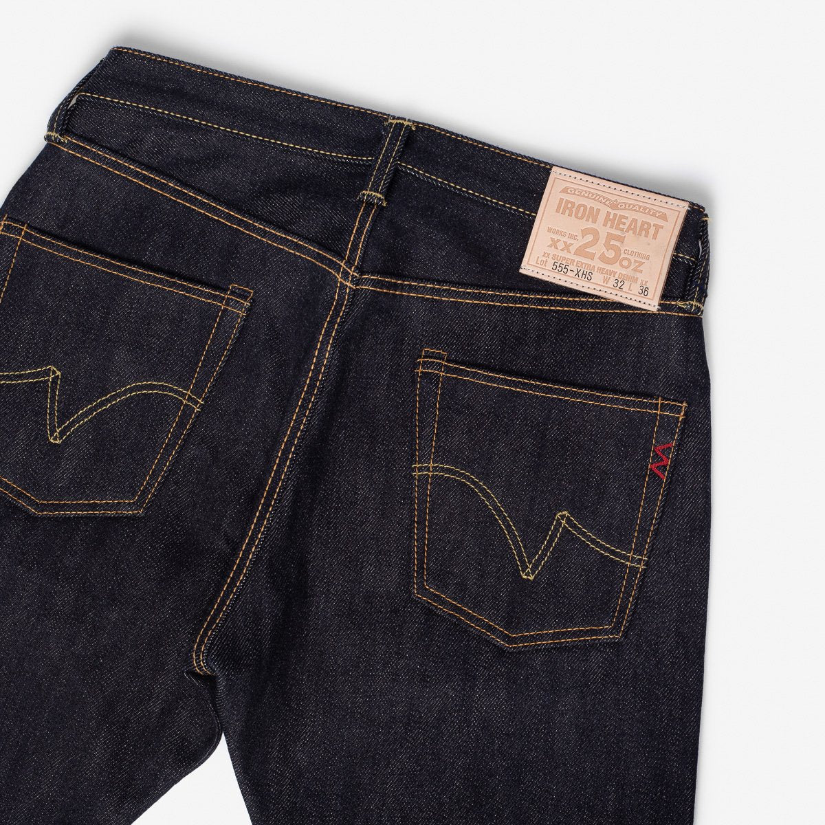 Iron Heart 555 XHS 25 oz Indigo Selvedge Denim Slim Fit