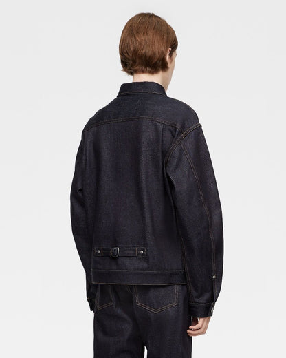 Momotaro Jeans #001 STANDARD TYPE 1 DENIM JACKET 14.7OZ Tokuno Blue MMGJ0001