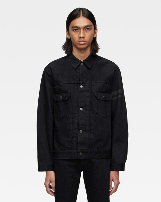Momotaro Jeans #002 CLASSIC TYPE 2 DENIM JACKET 15.7OZ Black MMGJ1102 BLACK