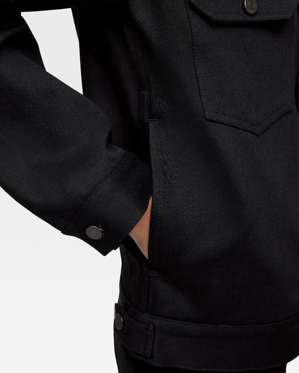 Momotaro Jeans #002 STANDARD TYPE 2 DENIM JACKET 14.7OZ Black MMGJ1002