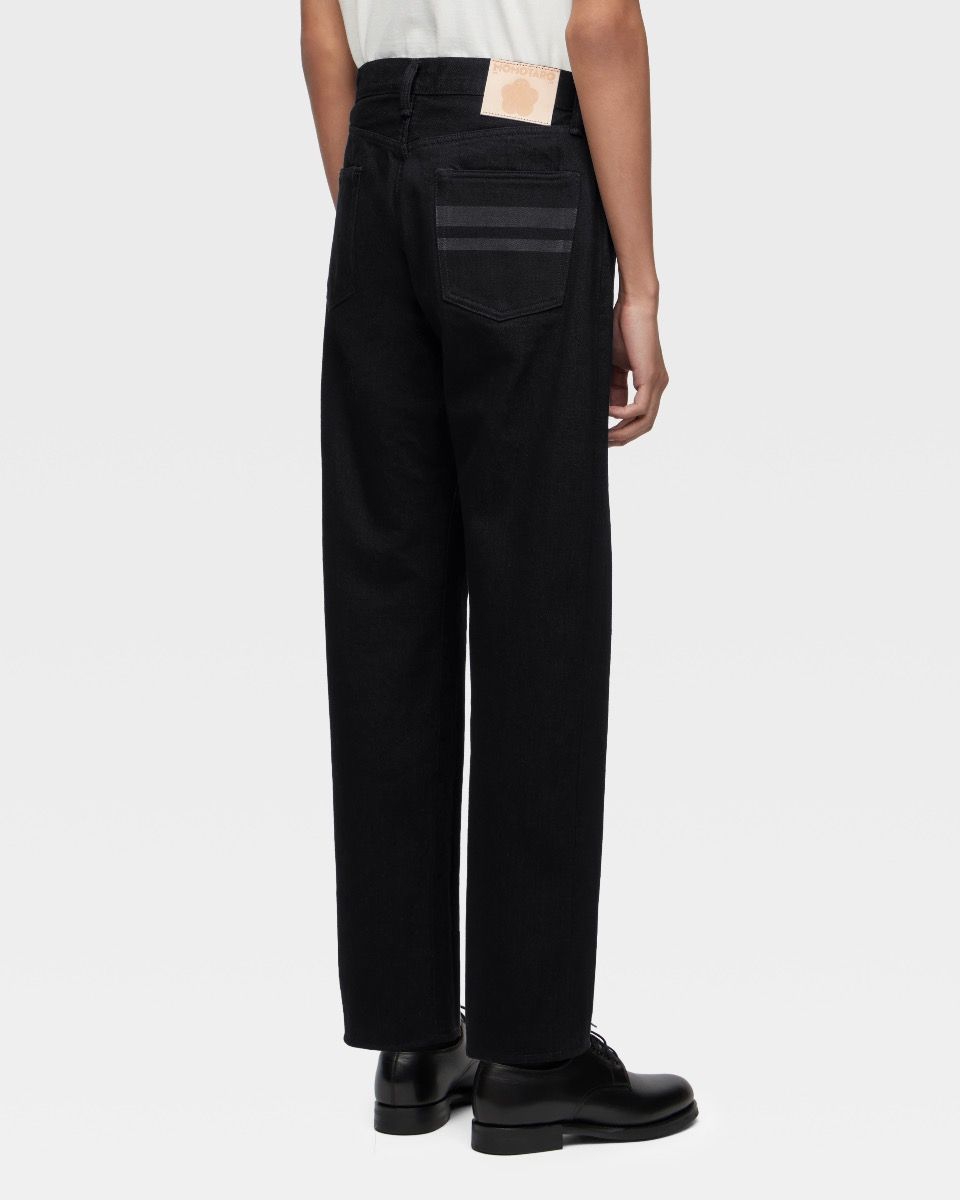 Momotaro Jeans #100 CLASSIC STRAIGHT 15.7OZ Black MMJZ1101