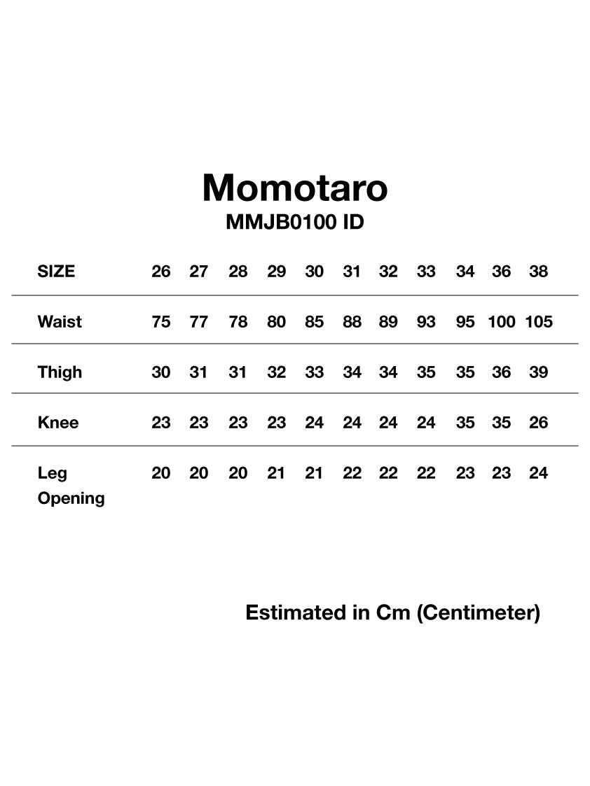 Momotaro Jeans #100 STANDARD STRAIGHT 14.7OZ Tokuno Blue MMJB0100 ID