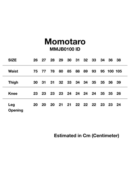 Momotaro Jeans #100 STANDARD STRAIGHT 14.7OZ Tokuno Blue MMJB0100 ID