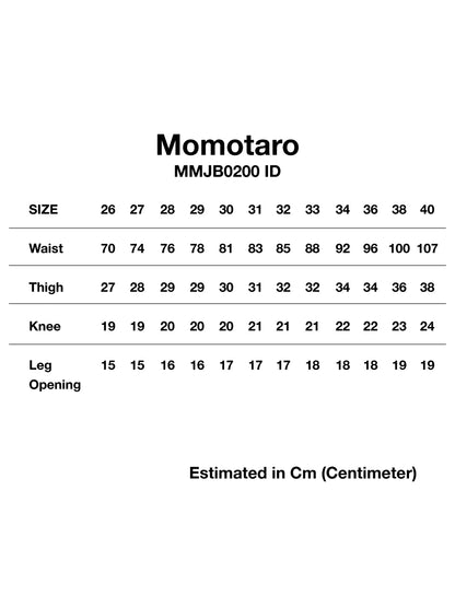 Momotaro Jeans #200 STANDARD TAPERED 14.7OZ Tokuno Blue MMJB0200 ID