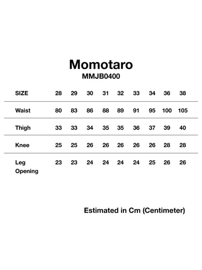 Momotaro Jeans #400 STANDARD WIDE 14.7OZ Tokuno Blue MMJB0400 ID