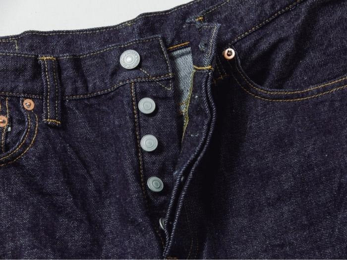 OMOTO DENIM 0815 13.5oz DENIM LOOSE FIT BUTTON FLY