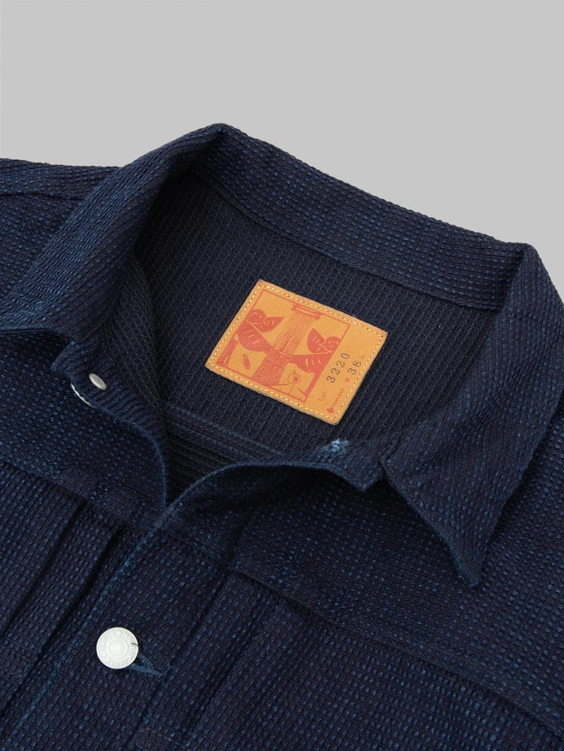 OMOTO DENIM 3220 12oz CUBE SASHIKO DENIM TYPE 2 JACKET