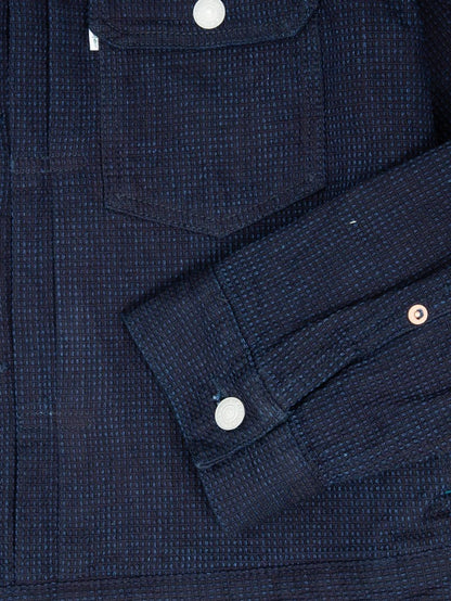 OMOTO DENIM 3220 12oz CUBE SASHIKO DENIM TYPE 2 JACKET