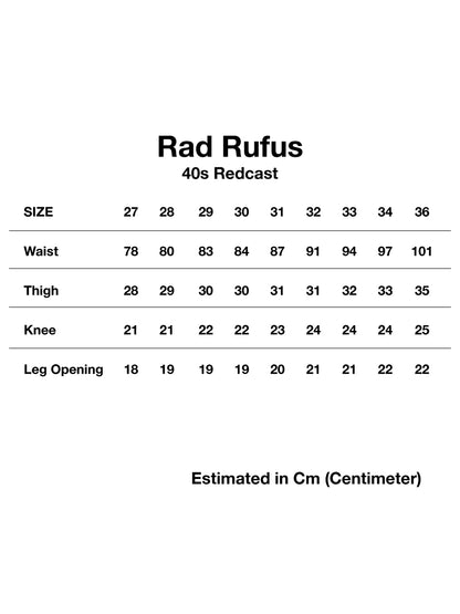 Nudie Rad Rufus 40s Redcast