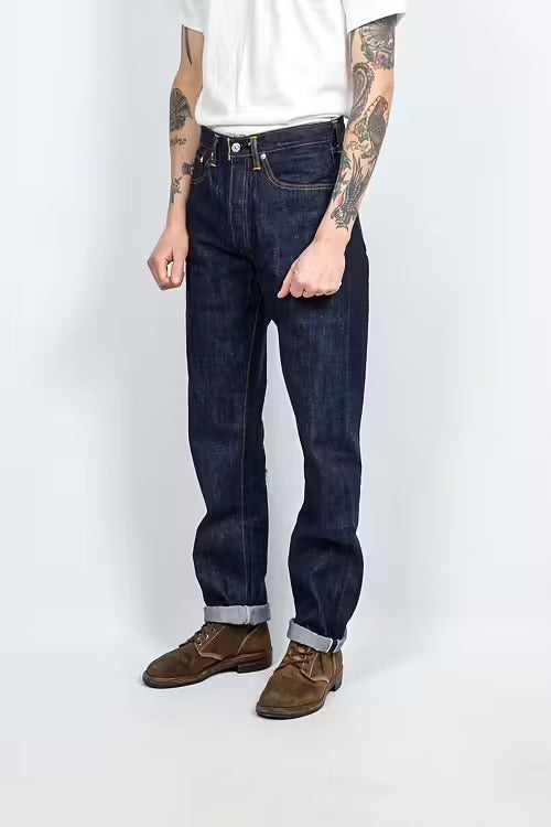 Sugar Cane Pants 1966 Model SC42966A 11oz Work Denim Pants Navy